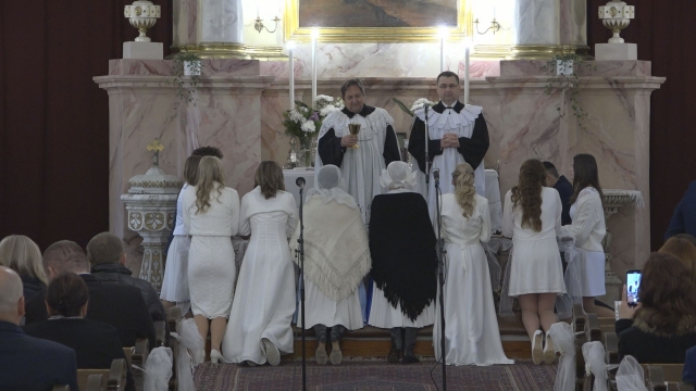Konfirmácia v myjavskom ev. kostole