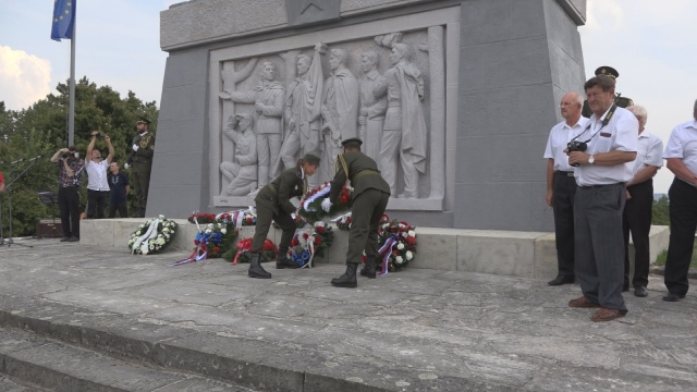 Krajské oslavy 75. výročia SNP sa konali na vrchu Roh