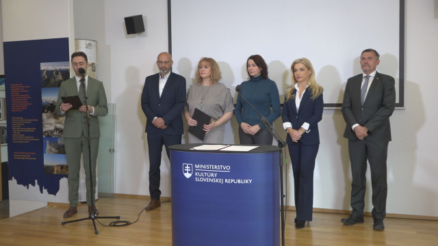 Tlačová konferencia ministerky kultúry SR v Múzeu SNR