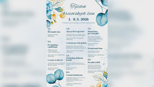 Týždeň brezovských žien začal v nedeľu 1. marca